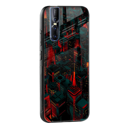 City Light Glass Case For Vivo T1 5G