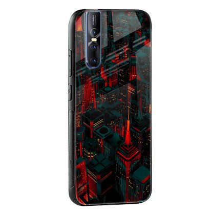 City Light Glass Case For Vivo X50 Pro