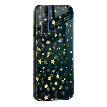 Dazzling Stars Glass Case For Vivo Y22