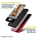 Angry Tiger Glass Case For Vivo V15 Pro