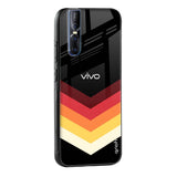 Abstract Arrow Pattern Glass Case For Vivo V25