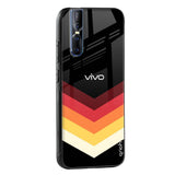 Abstract Arrow Pattern Glass Case For Vivo V15 Pro