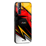 Race Jersey Pattern Glass Case For Vivo X80 Pro 5G