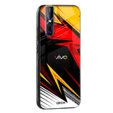Race Jersey Pattern Glass Case For Vivo V23 5G