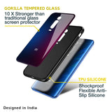 Mix Gradient Shade Glass Case For Redmi Note 10 Pro Max
