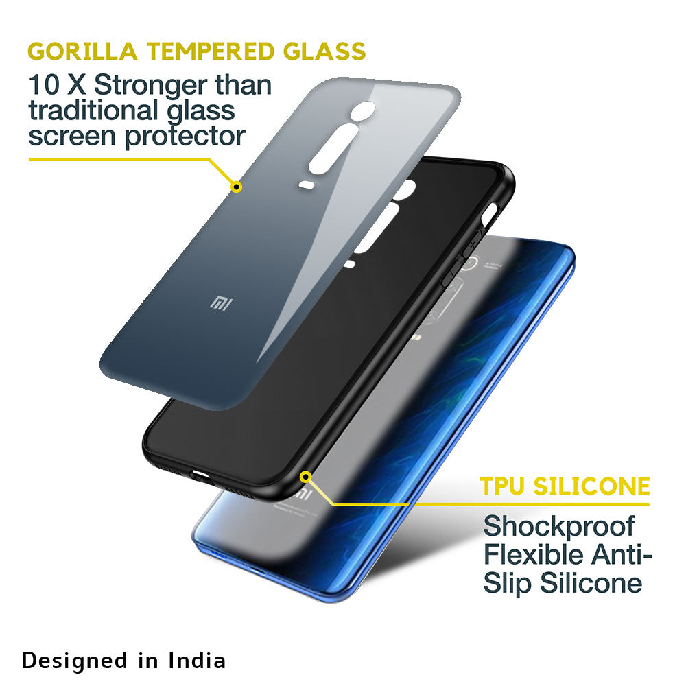 Smokey Grey Color Glass Case For Redmi Note 10 Pro Max