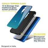 Celestial Blue Glass Case For Redmi Note 10 Pro Max