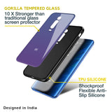 Indigo Pastel Glass Case For Redmi Note 10 Pro Max