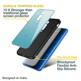 Arctic Blue Glass Case For Mi Redmi Note 10
