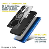 Hexagon Style Glass Case For Redmi Note 10 Pro Max