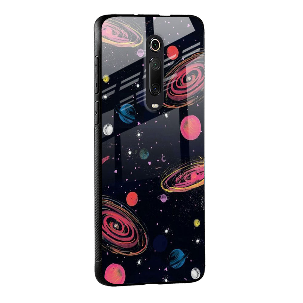 Galaxy In Dream Glass Case For Redmi A1