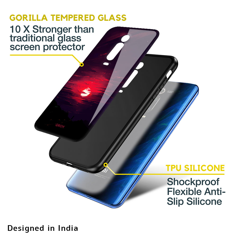 Morning Red Sky Glass Case For Xiaomi Mi A3