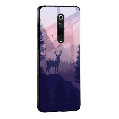 Deer In Night Glass Case For Redmi A1