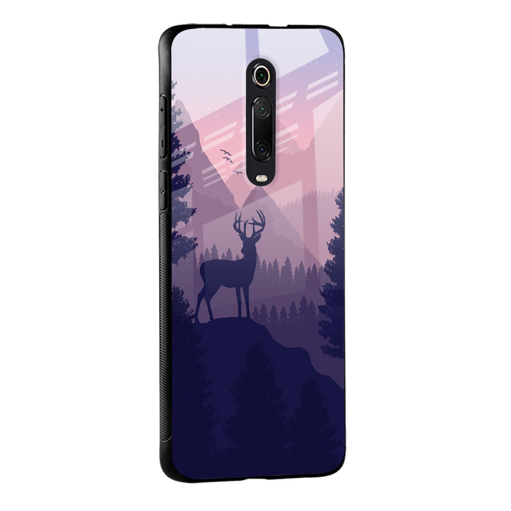 Deer In Night Glass Case For Redmi Note 11 Pro 5G
