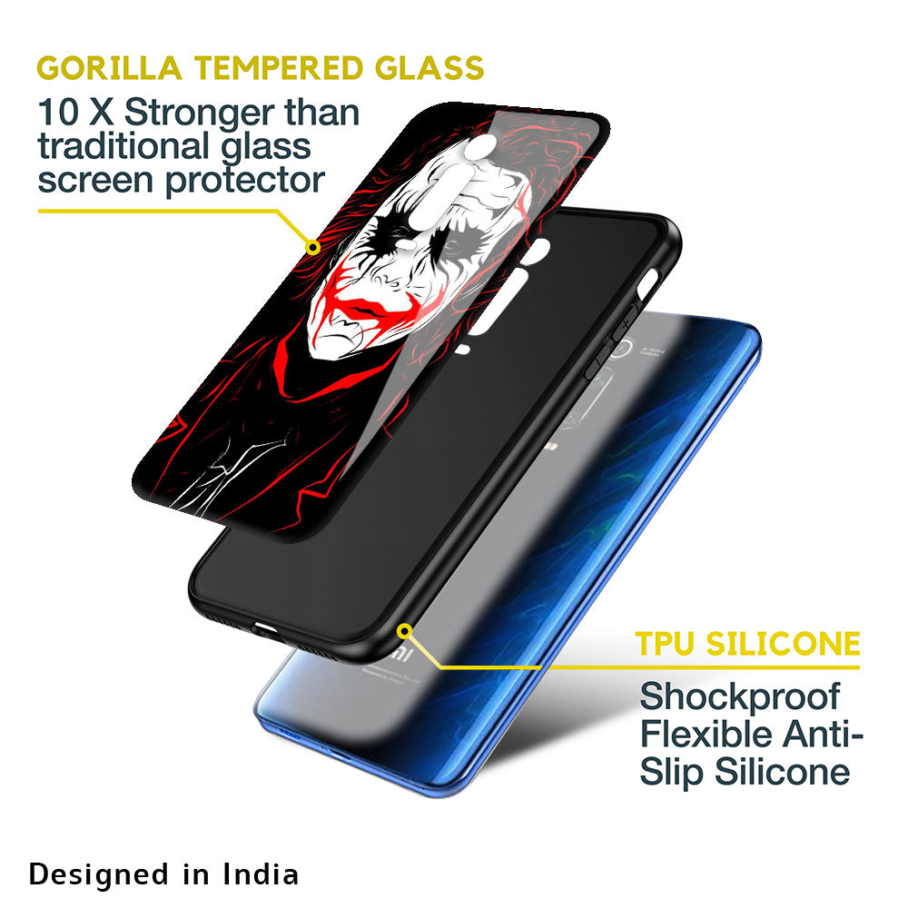 Life In Dark Glass Case For Redmi Note 10 Pro Max