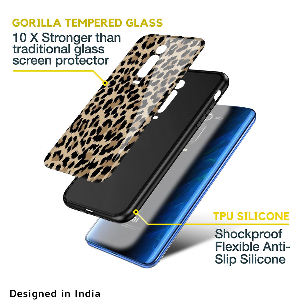 Leopard Seamless Glass Case For Xiaomi Mi A3