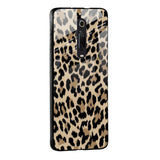 Leopard Seamless Glass Case For Redmi A1 Plus