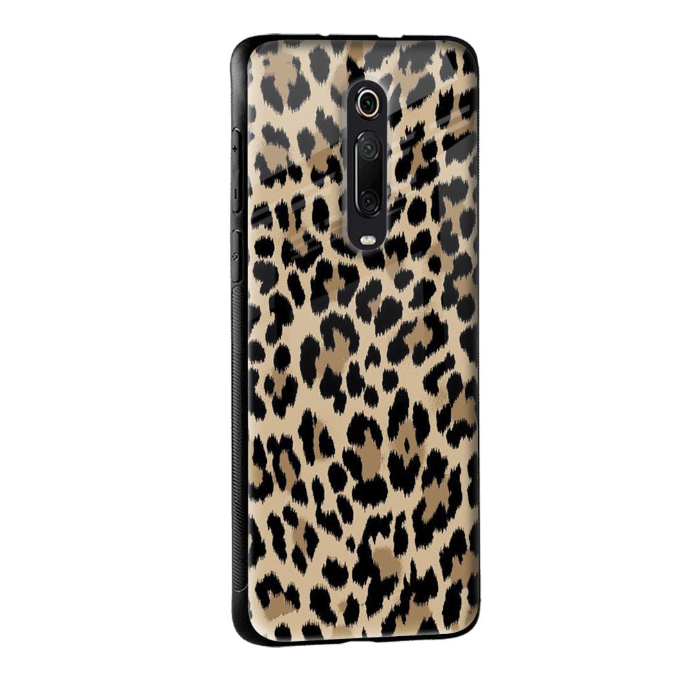 Leopard Seamless Glass Case For Xiaomi Mi A3