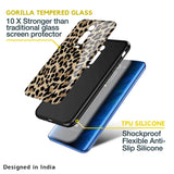 Leopard Seamless Glass Case For Redmi A1 Plus