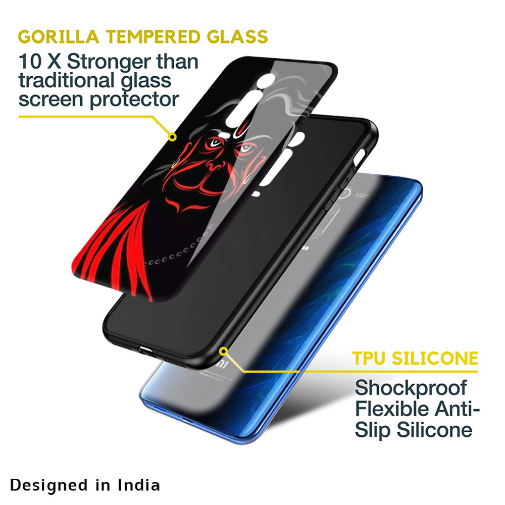 Lord Hanuman Glass Case For Redmi A1