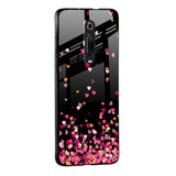 Heart Rain Fall Glass Case For Redmi A1