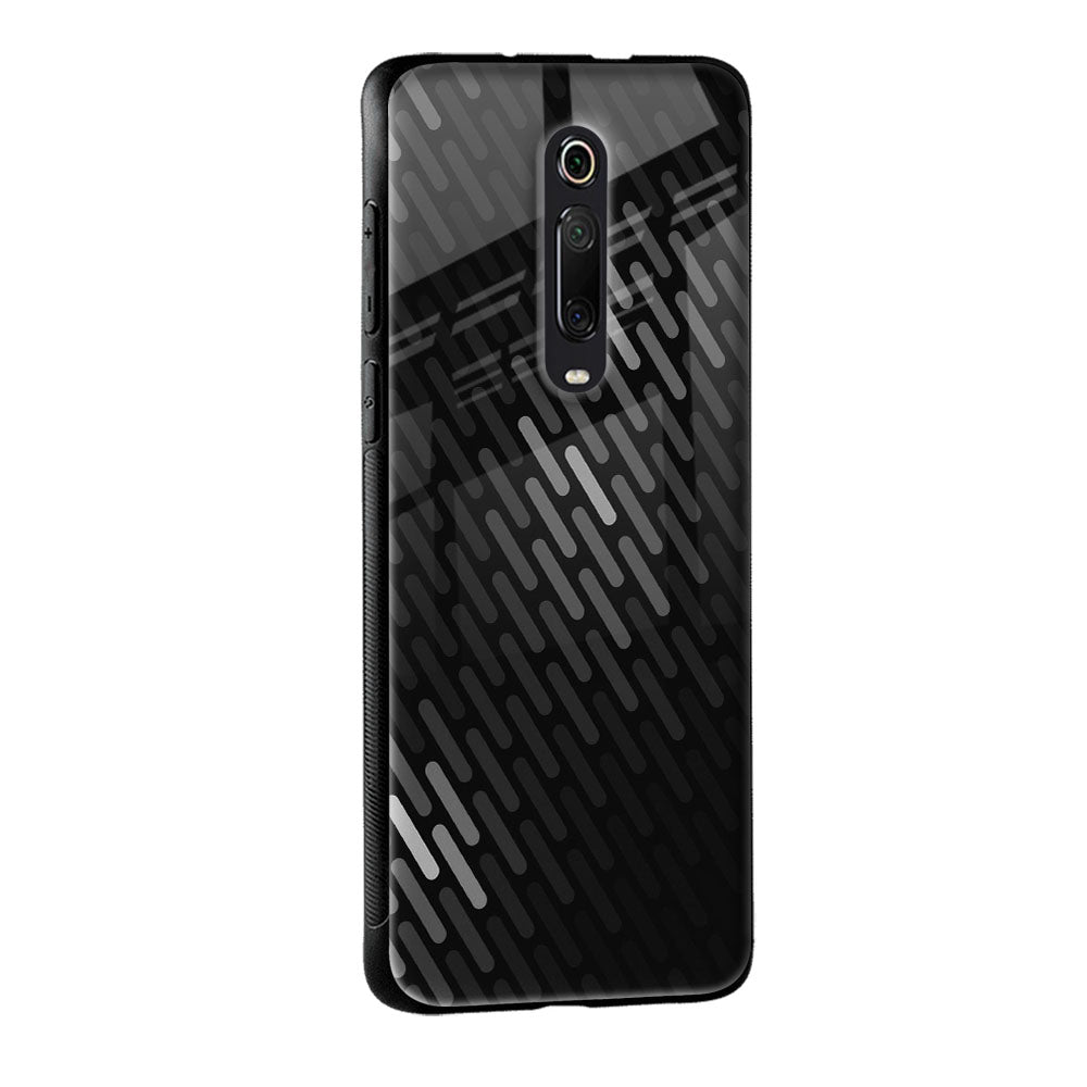 Dark Abstract Pattern Glass Case For Xiaomi Mi A3