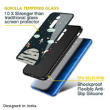 Astronaut Dream Glass Case For Mi Redmi Note 10 Pro