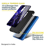 Techno Color Pattern Glass Case For Mi Redmi Note 10 Pro
