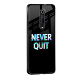 Never Quit Glass Case For Redmi Note 10 Pro Max