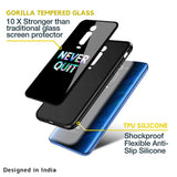 Never Quit Glass Case For Redmi A1