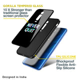 Never Quit Glass Case For Redmi Note 10 Pro Max