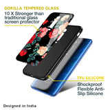 Floral Bunch Glass Case For Redmi Note 10 Pro Max