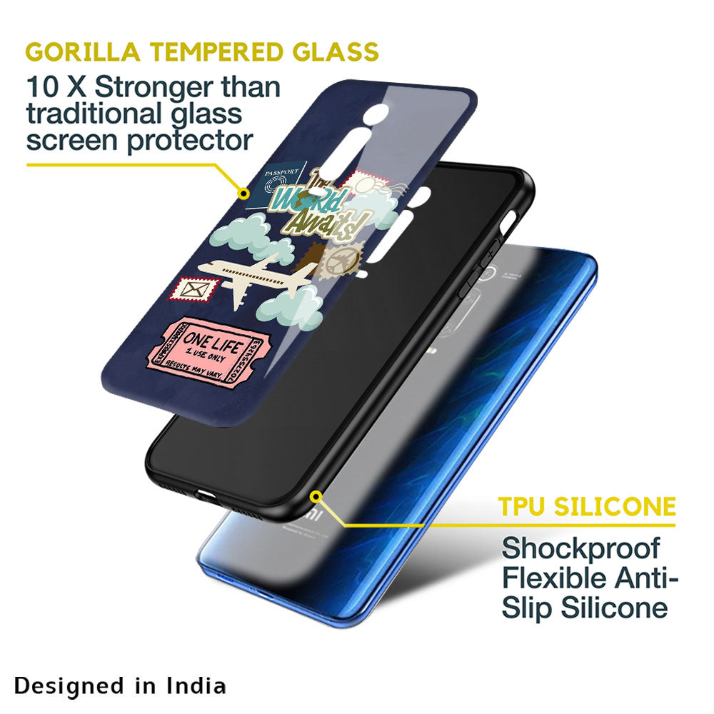 Tour The World Glass Case For Redmi A1
