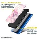 Diamond Pink Gradient Glass Case For Redmi A1