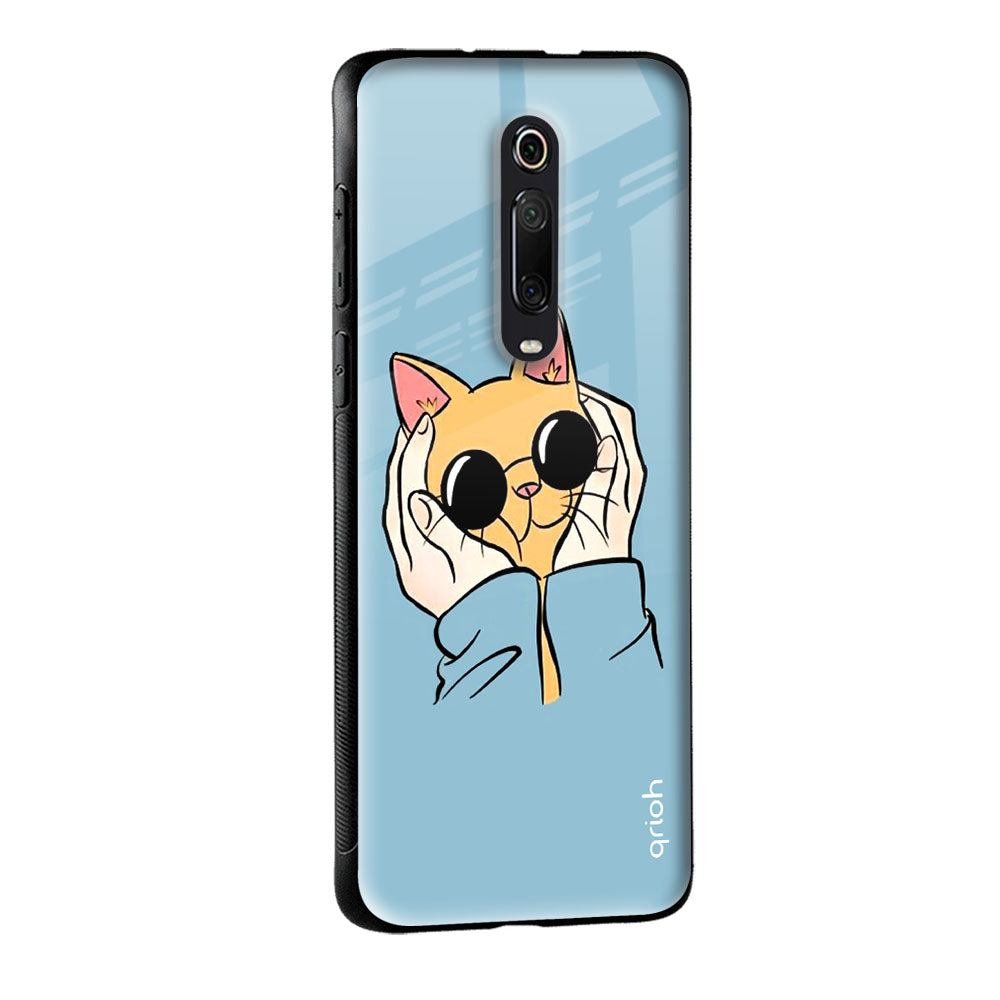 Adorable Cute Kitty Glass Case For Mi Redmi Note 10 Pro