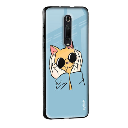 Adorable Cute Kitty Glass Case For Mi Redmi Note 10 Pro