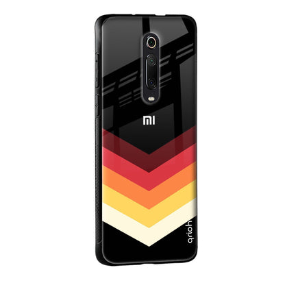 Abstract Arrow Pattern Glass Case For Xiaomi Redmi Note 8