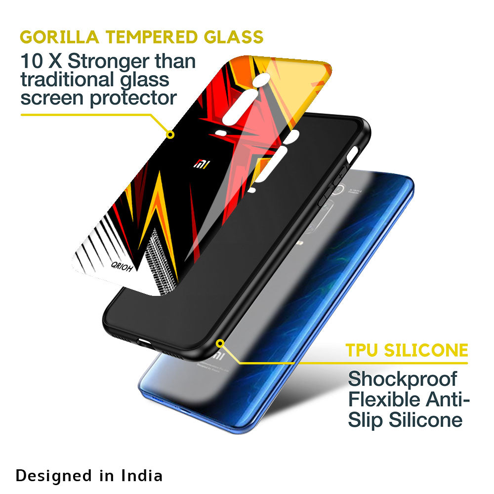 Race Jersey Pattern Glass Case For Xiaomi Mi A3