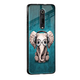 Adorable Baby Elephant Glass Case For Redmi Note 10 Pro Max