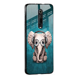 Adorable Baby Elephant Glass Case For Redmi A1