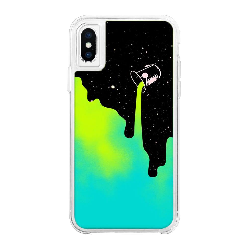 Glow In The Dark Sand Iphone Case Casetify Neon Sand Liquid Case