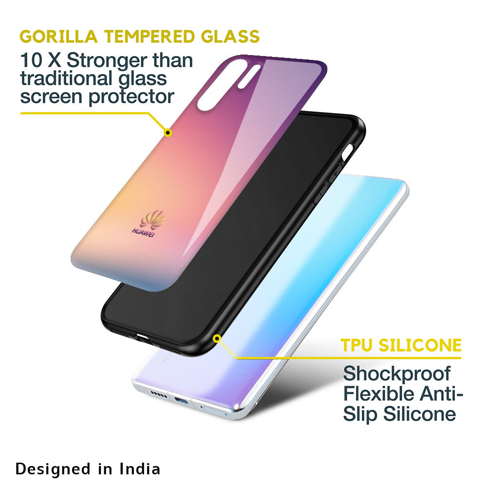 Lavender Purple Glass case for Huawei P40 Pro
