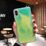 Paint Me Green Neon Sand Glow Case