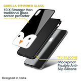 Cute Penguin Glass Case for iPhone 13 Pro Max