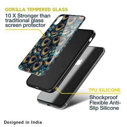Peacock Feathers Glass case for iPhone 7 Plus