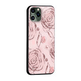 Shimmer Roses Glass case for iPhone 13 mini