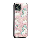 Balloon Unicorn Glass case for iPhone 13 Pro Max
