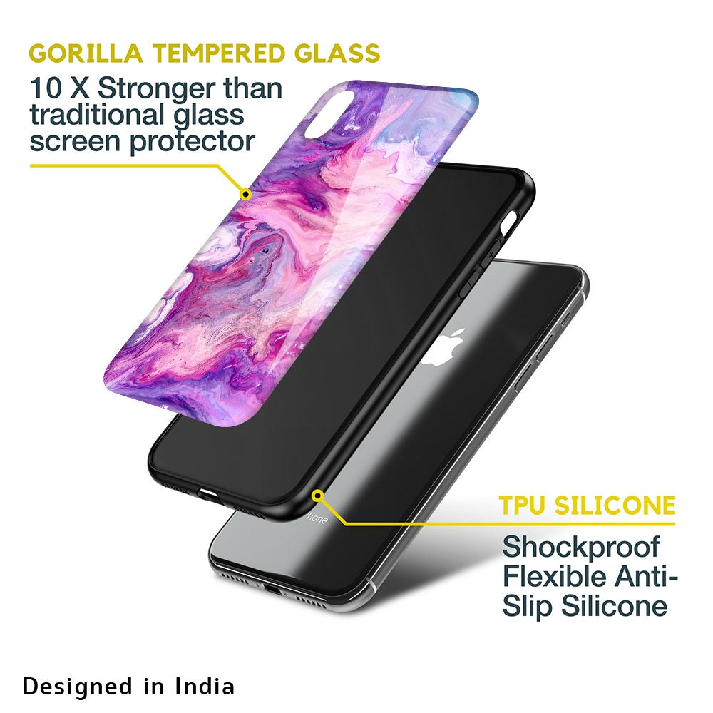 Cosmic Galaxy Glass Case for iPhone 8