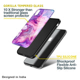 Cosmic Galaxy Glass Case for iPhone 13 mini
