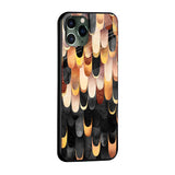 Bronze Abstract Glass Case for iPhone 13 mini